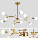 lustre moderne spoutnik satellite lampe suspendue 3 6 9 branches