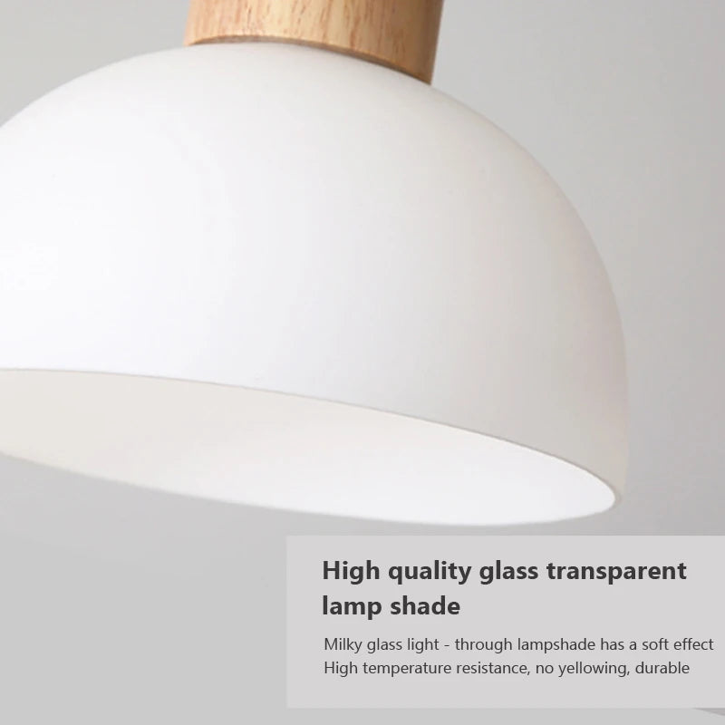 Suspension en verre nordique Led créative pour salle à manger cuisine Restaurant chambre chevet décor à la maison petit oiseau lampes suspendues - vue 7 sur 9