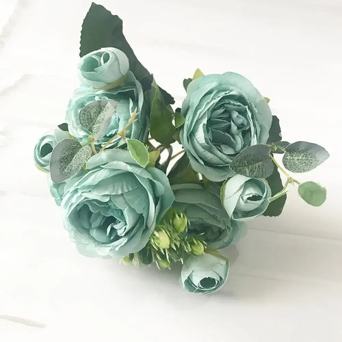 petit bouquet de fleurs artificielles pour décoration printanière et mariage - vue 32 sur 37