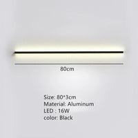 applique murale led cuboïde minimaliste en aluminium avec télécommande
