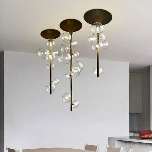 lustre moderne en verre pour une décoration élégante - vue 3 sur 12