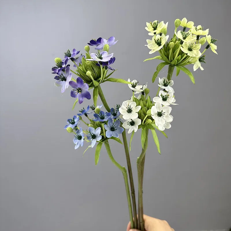 fleurs artificielles en soie velours pour décoration élégante - vue 3 sur 10