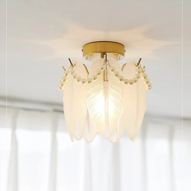 Plafonnier en verre style italien - vue 3 sur 10