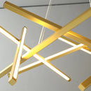 lustre minimaliste design lumière géométrique créatif et luxueux