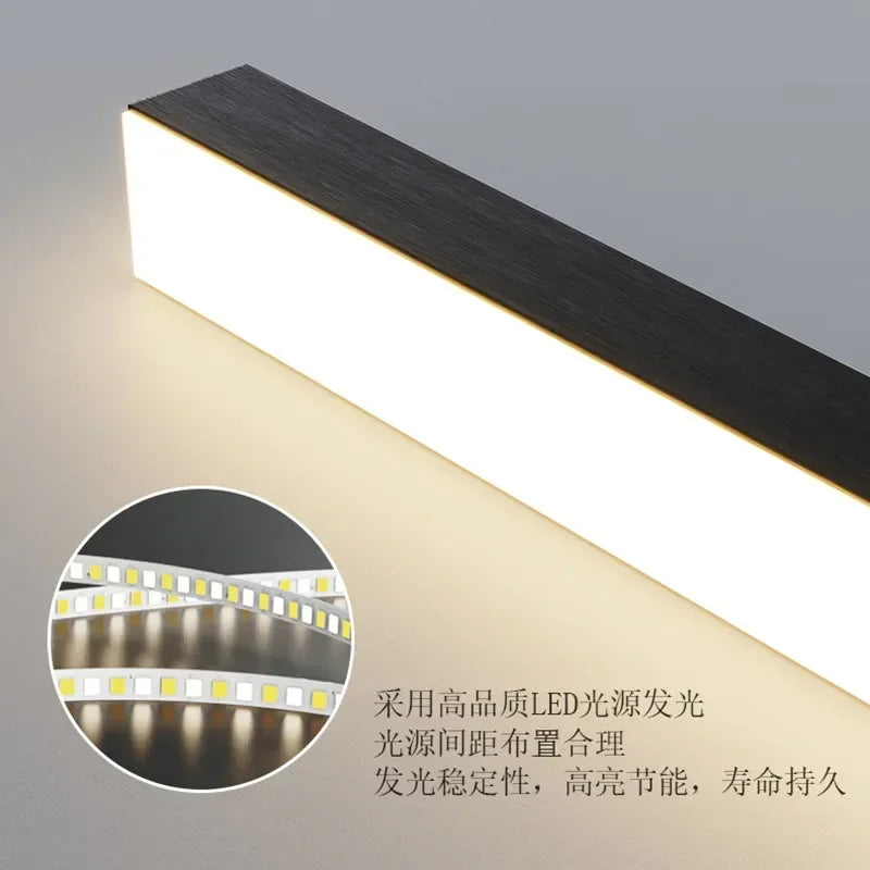lustres led modernes simples pour table luminaires suspendus - vue 5 sur 14