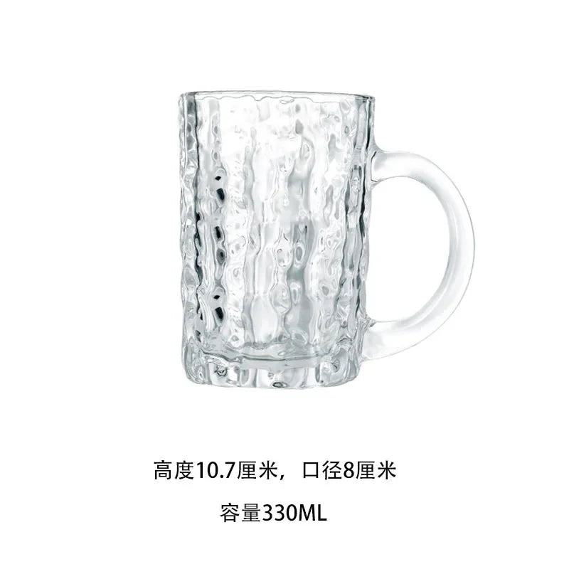 Verre a biere epais grande capacite style bar