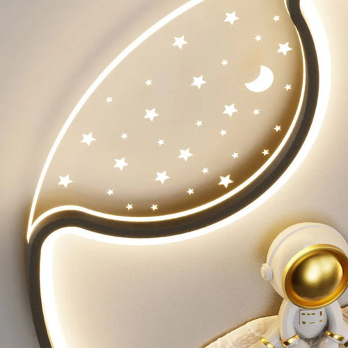 plafonnier led astronaute moderne pour chambre d'enfants - vue 7 sur 10