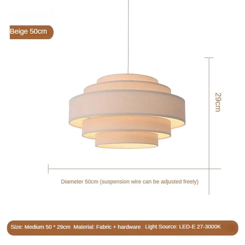 lustre en tissu créatif pour un éclairage minimaliste personnalisé - vue 11 sur 12