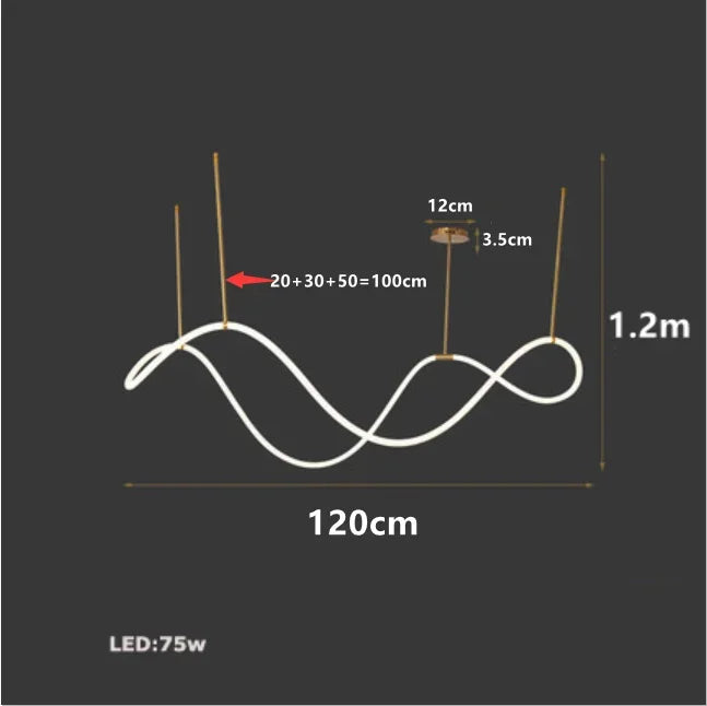 lustre minimaliste design pour bar et espace repas décoratif