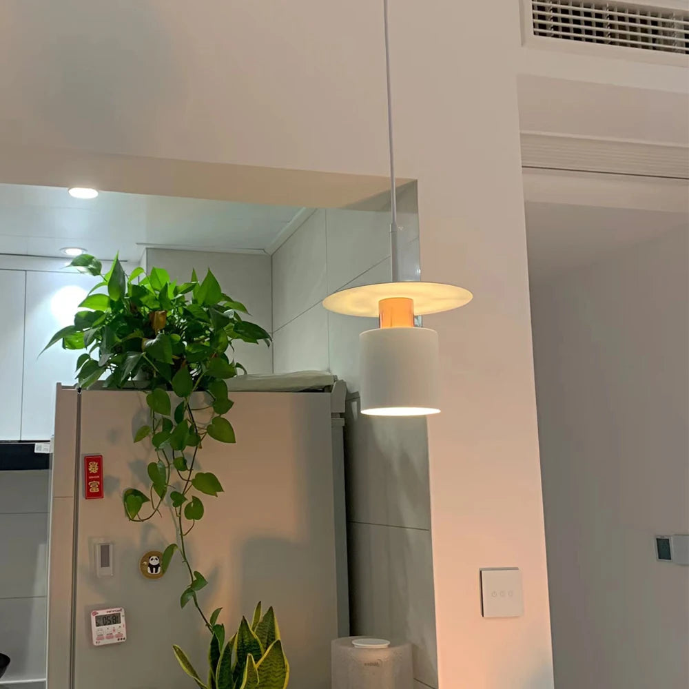 suspension créative à led design moderne en fer - vue 4 sur 7