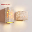 Applique murale led étanche style japonais pour extérieur villa