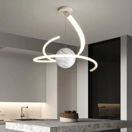 plafonnier led moderne créatif pour décoration intérieure - vue 2 sur 10