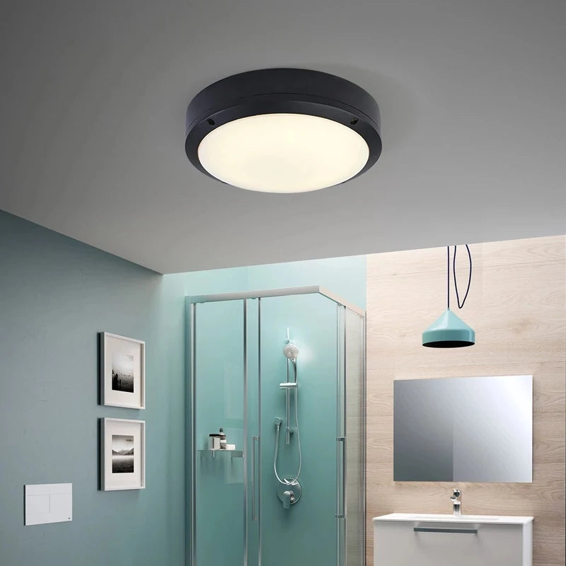 18W Radar Motion Sensor Waterproof Outdoor Ceiling Light Bathroom Kitchen Lights Lamp Flush LED Balcony Porch Lighting Fixtures - vue 2 sur 6