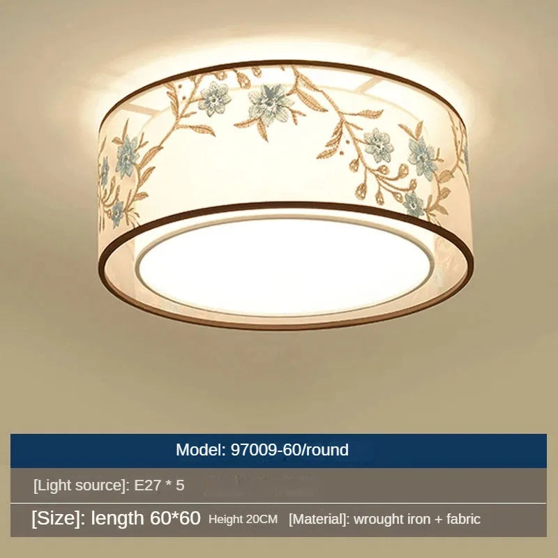 lustre chinois suspendu style moderne pour une ambiance simple - vue 12 sur 19