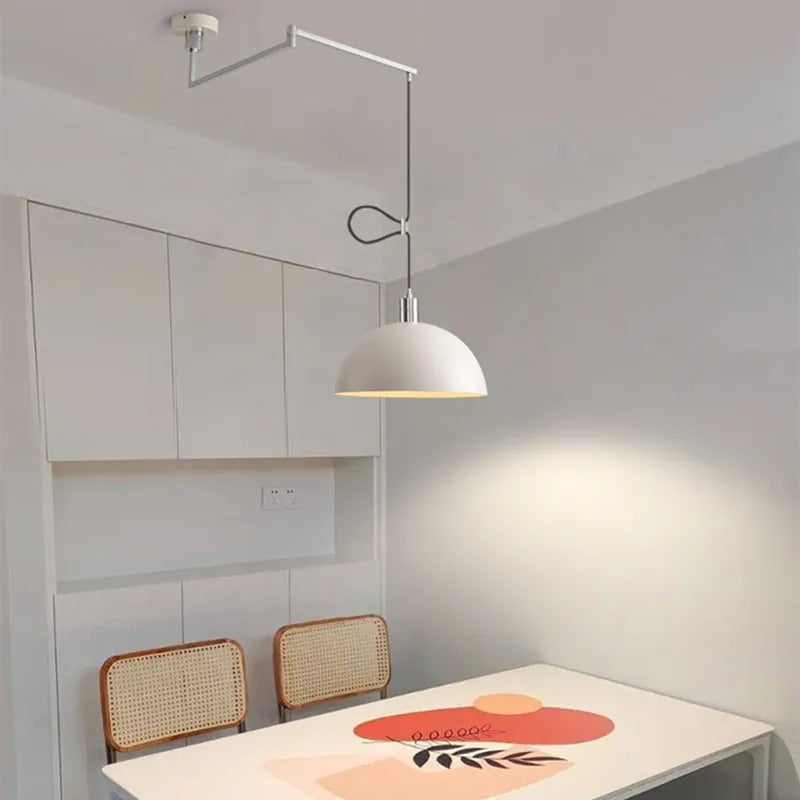 lustre pliable moderne nordique design télescopique pour intérieur contemporain - vue 5 sur 14