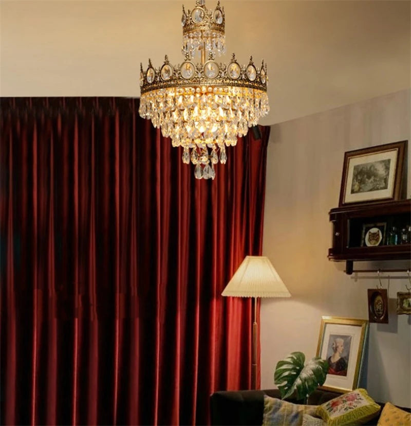 lustre en cristal moderne design élégant pour intérieur haut de gamme - vue 3 sur 15