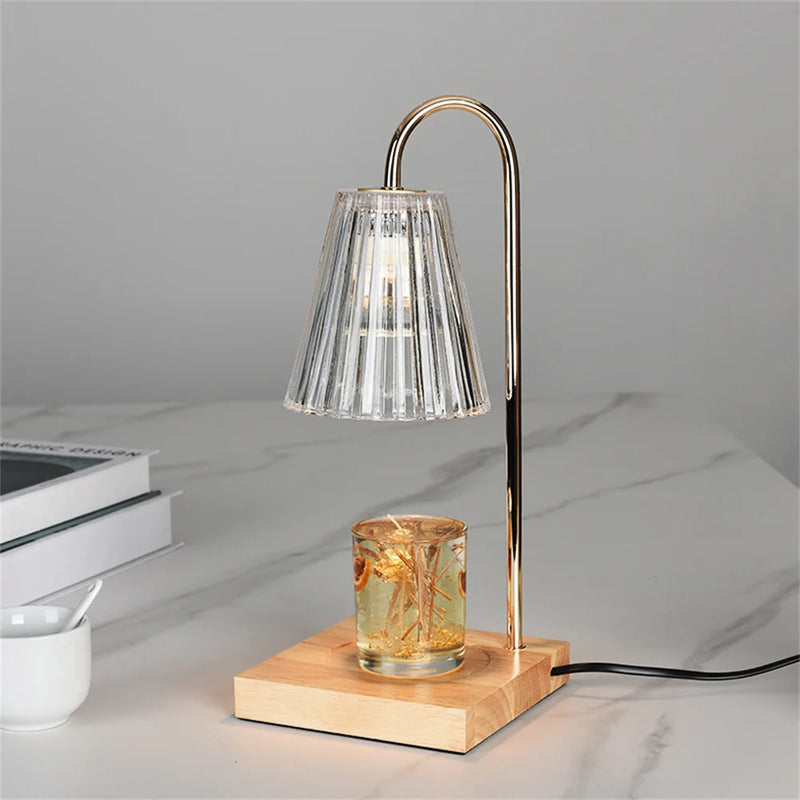 Lampe d'aromathérapie en bois