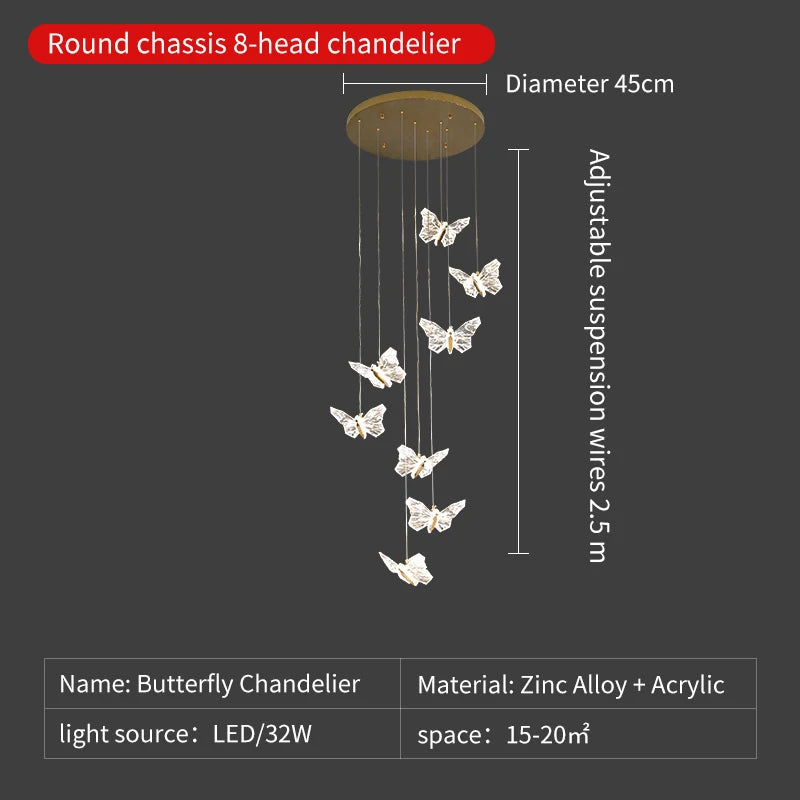 suspension en cristal nordique à led pour décoration moderne - vue 15 sur 18