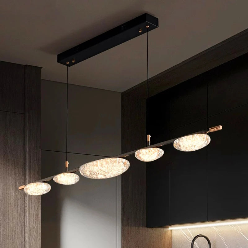 lustre led moderne design long