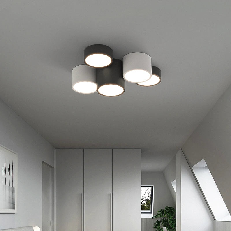 Nordique Mingzhuang Downlight LED plafonnier ménage chambre lumière circulaire Simple moderne porche couloir lumière