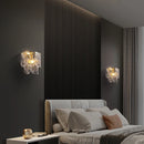 applique murale led en verre design moderne pour décoration intérieure