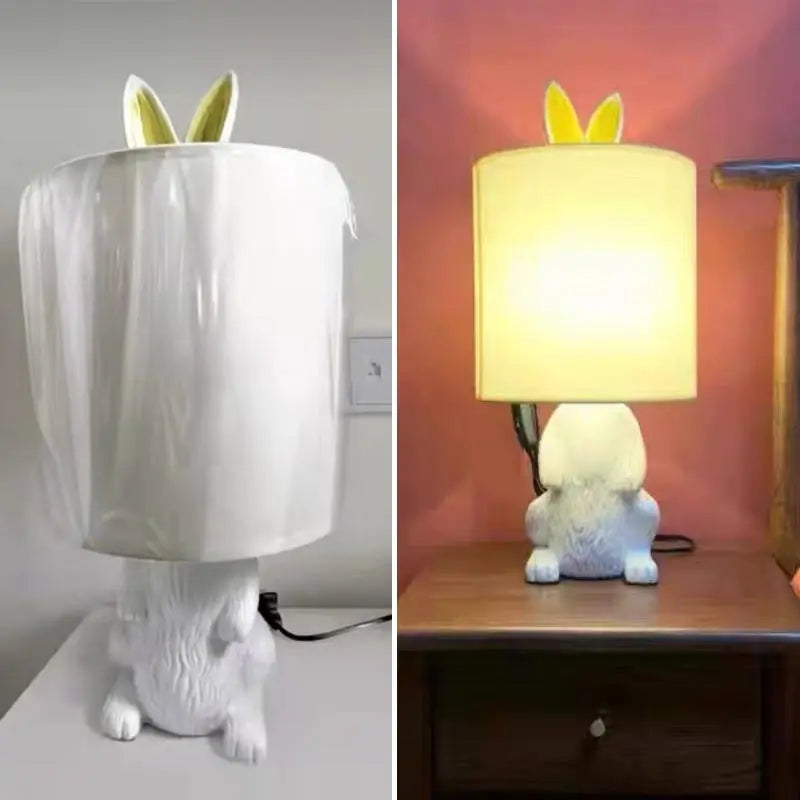 lampe à poser moderne en forme de lapin pour éclairage intérieur - vue 9 sur 8