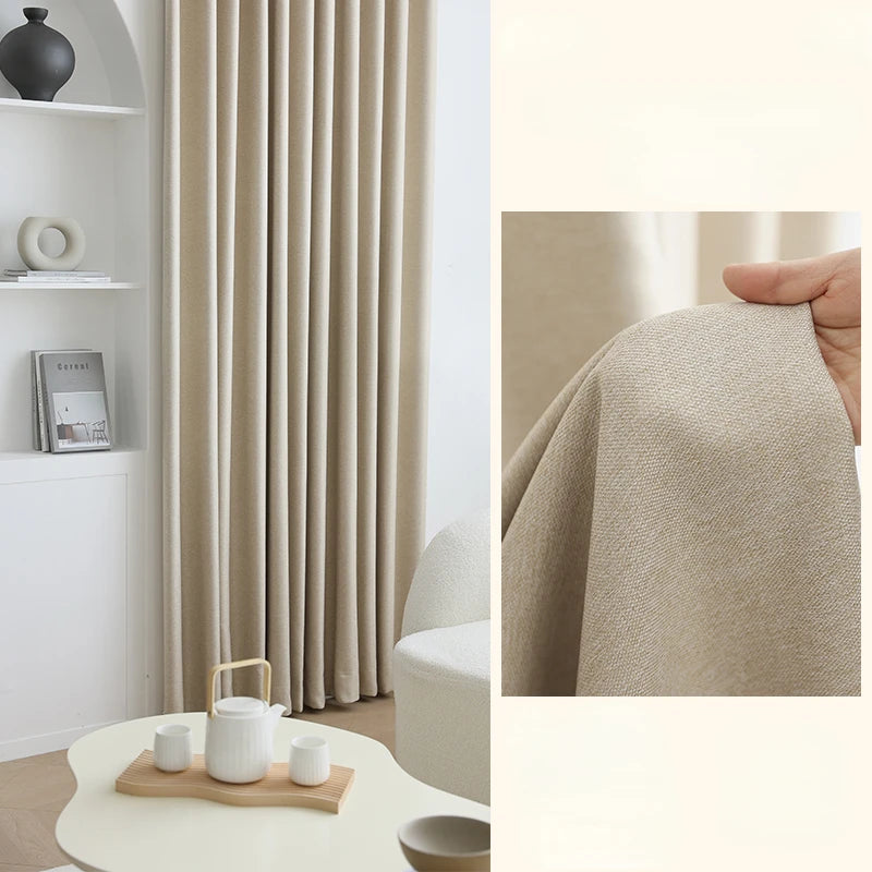Rideau japonais plissé isolant pour salon chambre balcon - vue 9 sur 13