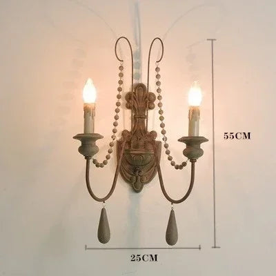 lustre en bois rétro pour décoration intérieure élégante - vue 12 sur 16