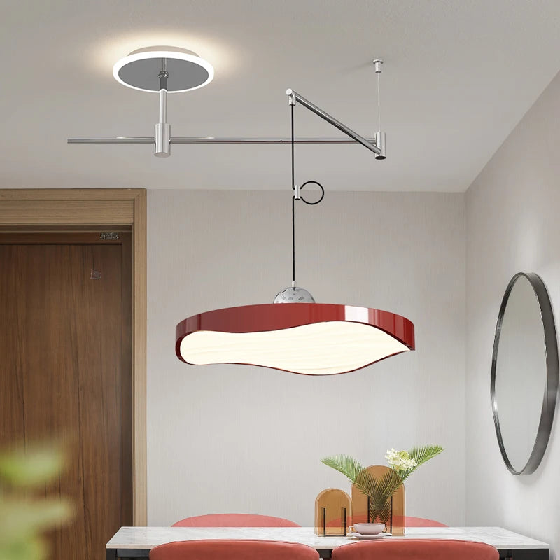 Plafonnier réglable salle à manger moderne suspension LED éclairage bureau étude chambre lampes suspendues décor à la maison lustres