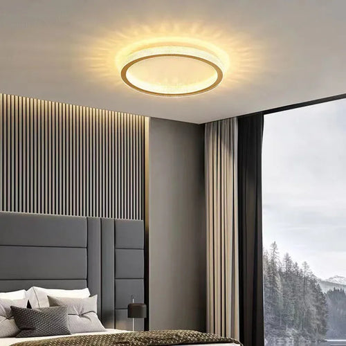 lustre plafond moderne à leds pour intérieur décoratif - vue 4 sur 12