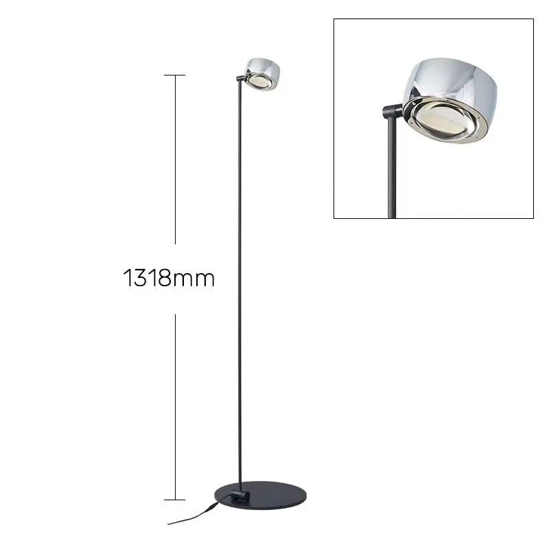 lampe de sol minimaliste à intensité réglable pour décoration moderne