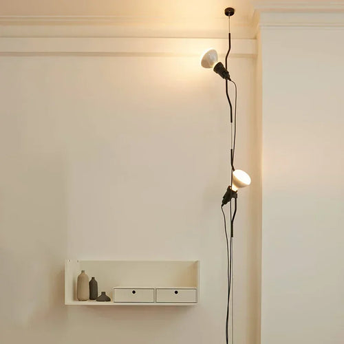 lustre moderne élégant à LED hauteur réglable pour décoration intérieure - vue 3 sur 16