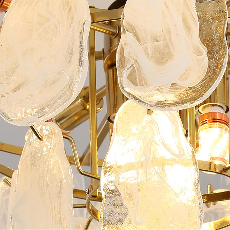 suspension rétro en verre moderne pour décoration intérieure 2024 - vue 7 sur 11