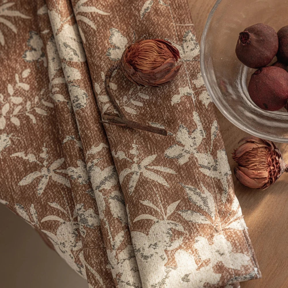 Rideau occultant moderne motifs floraux pour salon chambre - vue 5 sur 9