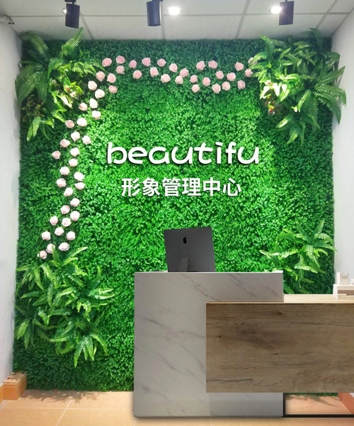 pelouse artificielle décoration murale pour événements et fêtes - vue 21 sur 21