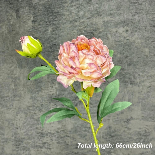 bouquet de pivoines artificielles en soie pour mariage et décoration intérieure - vue 16 sur 21