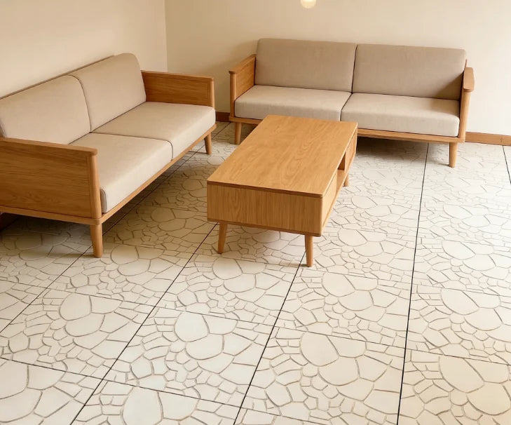 Dalles terrasse emboitables effet pierre 30 cm - vue 6 sur 6