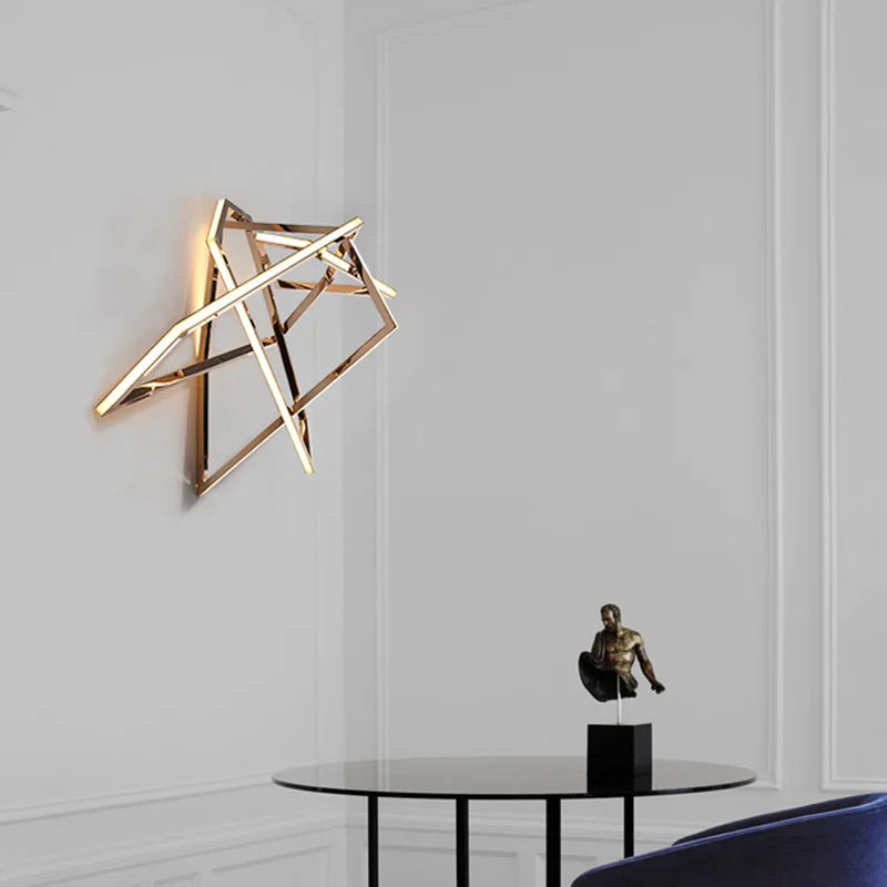 lustre géométrique en silicone pour décoration moderne - vue 4 sur 14