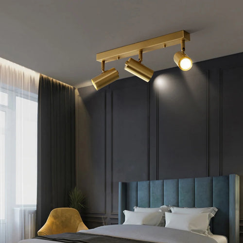 plafonnier led moderne avec projecteurs luminaire09 - vue 2 sur 9