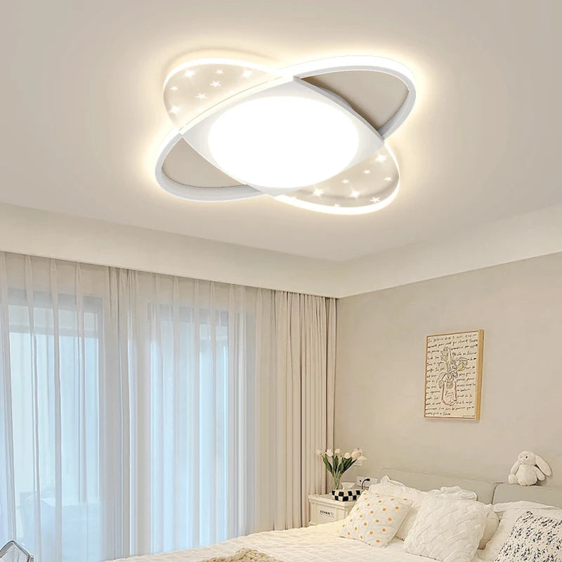 Lustre Led Plafonnier Chambre Intérieur Mince Moderne