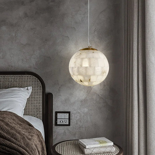 suspension en marbre naturel moderne pour décoration intérieure - vue 4 sur 6