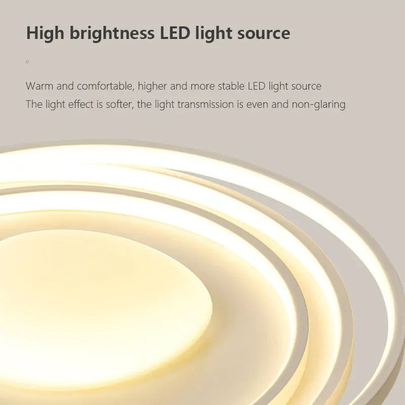 plafonnier moderne à leds pour décoration intérieure