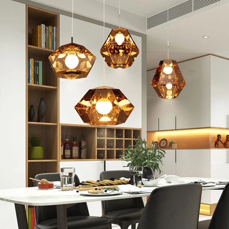 lustre nordique moderne pour bar restaurant café créatif - vue 4 sur 14