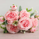 petit bouquet de fleurs artificielles pour décoration printanière et mariage