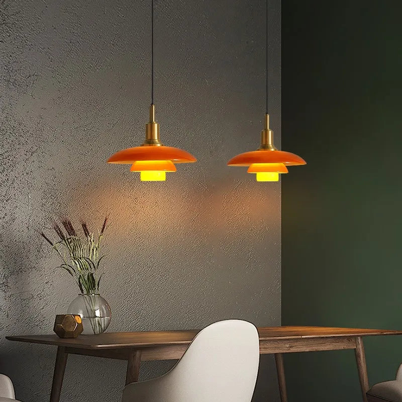 suspension design danoise en verre pour intérieur moderne - vue 6 sur 9