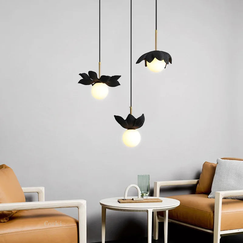 suspension moderne en résine pour décoration intérieure élégante - vue 4 sur 22