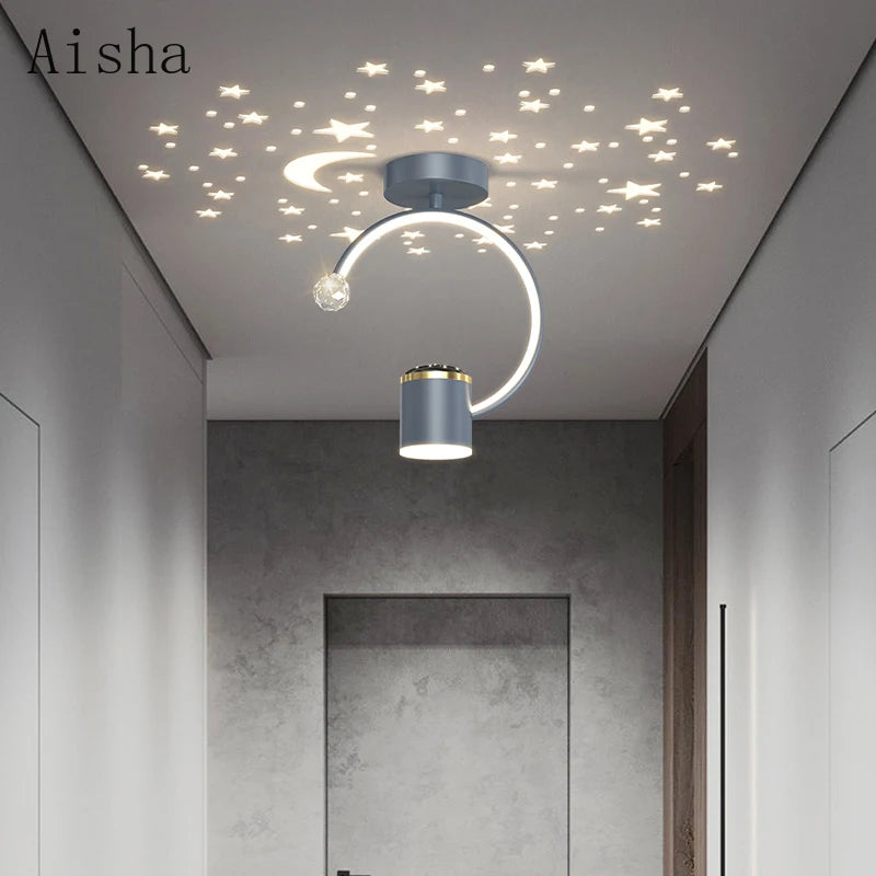 plafonnier créatif design moderne pour intérieur et extérieur - vue 4 sur 7