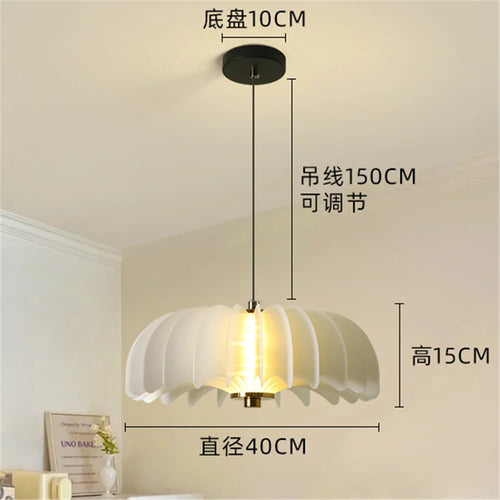 lustre à led citrouille design postmoderne pour décoration intérieure