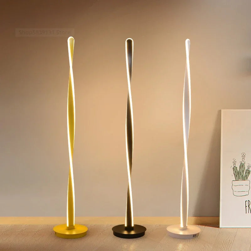 lampadaire led moderne à intensité variable pour décoration intérieure