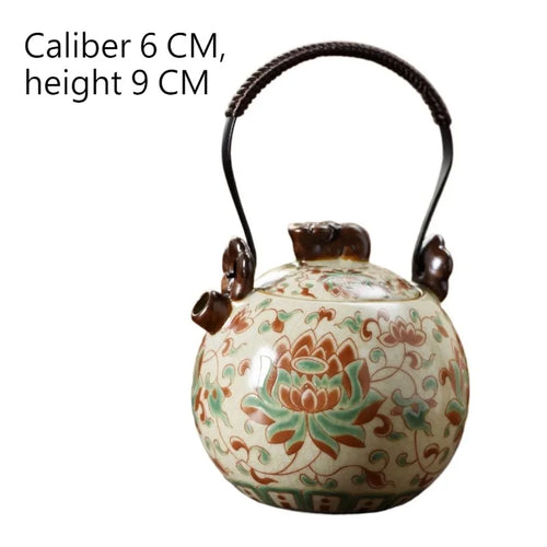 Théière chinoise lotus en porcelaine service kung fu